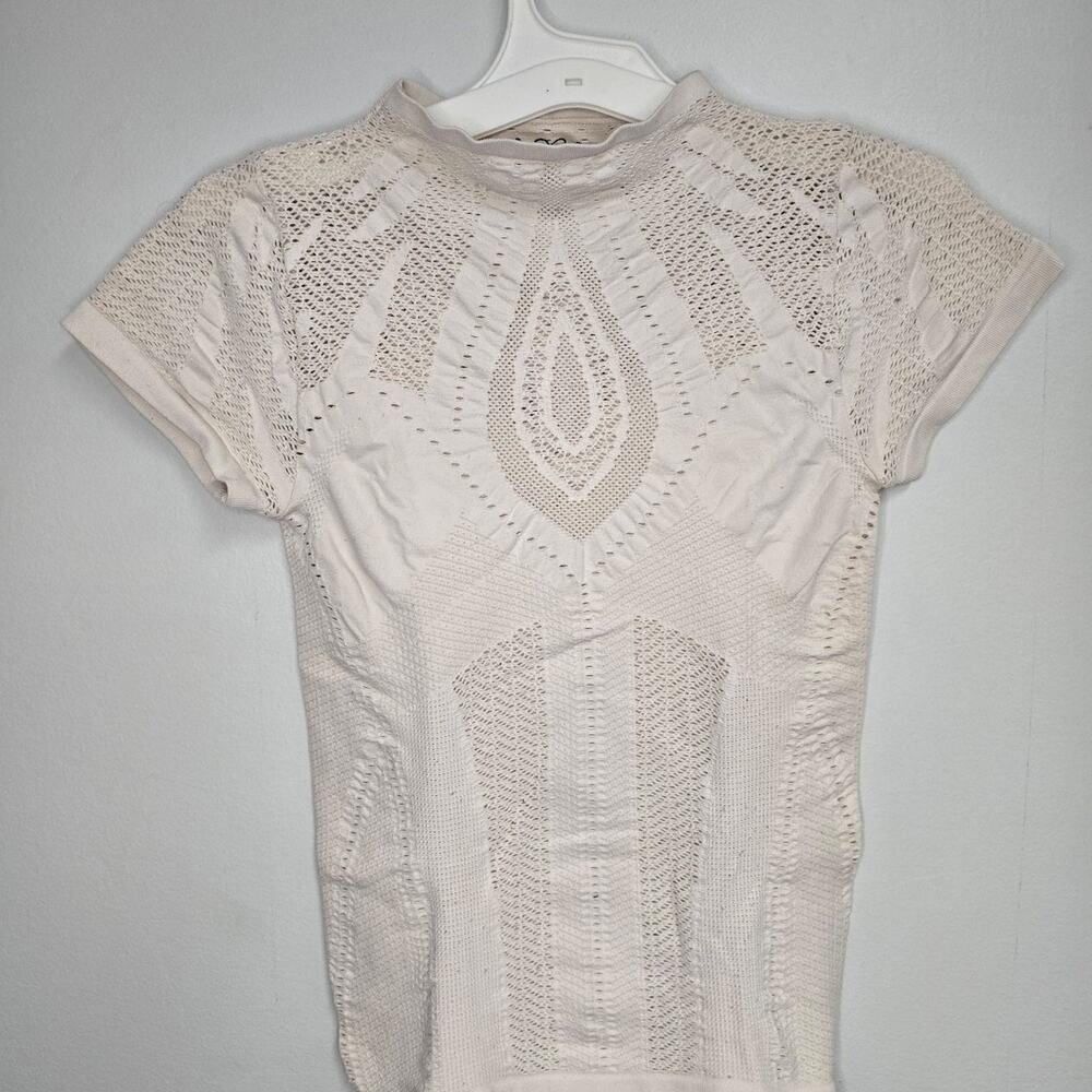 Intimately Free People tan lt beige shirt sz med